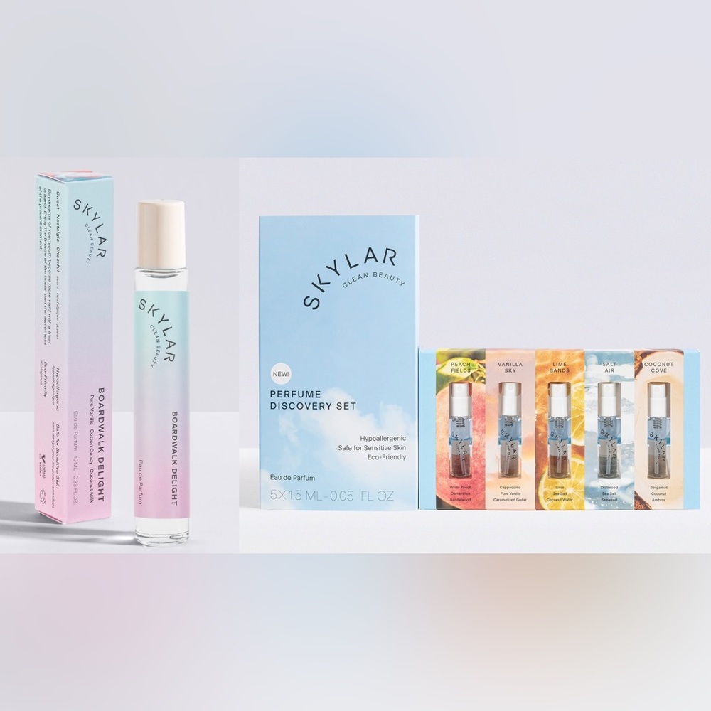 NEW UNUSED Skylar Boardwalk Delight Rollerball and Skylar Discovery Set Samples